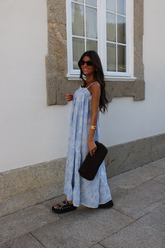 Sky Blue Maxi Dress