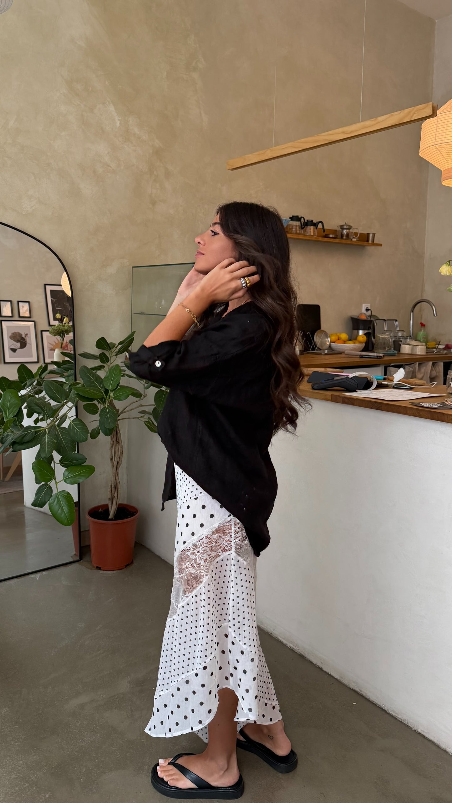 Black Linen Shirt