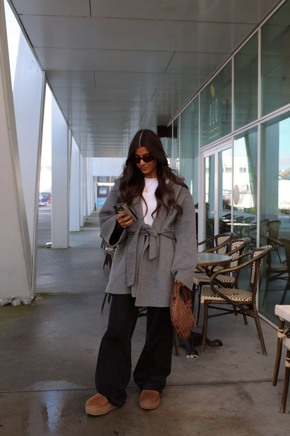 Pure Cashmere Hooded Coat