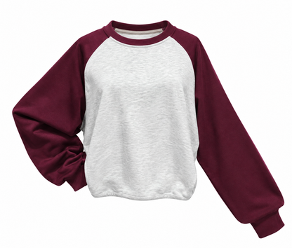 Two-Tone Baseball Sweatshirt