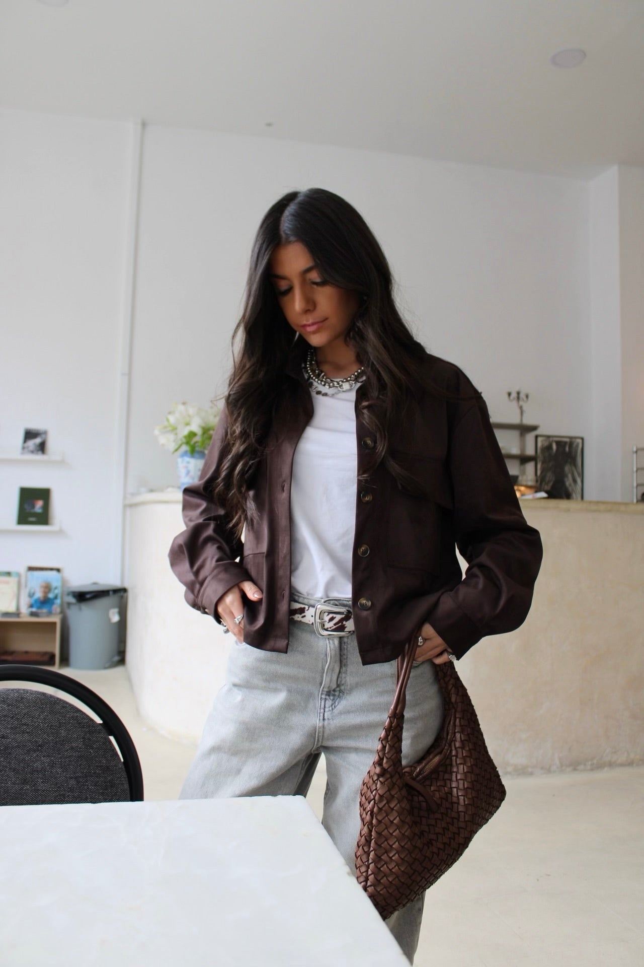 Genuine Leather Shoulder Bag