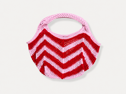 Cherry Crochet Tote Bag