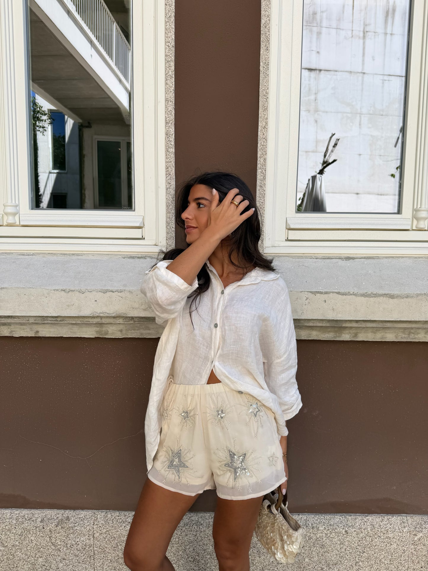 Champagne Star Shorts