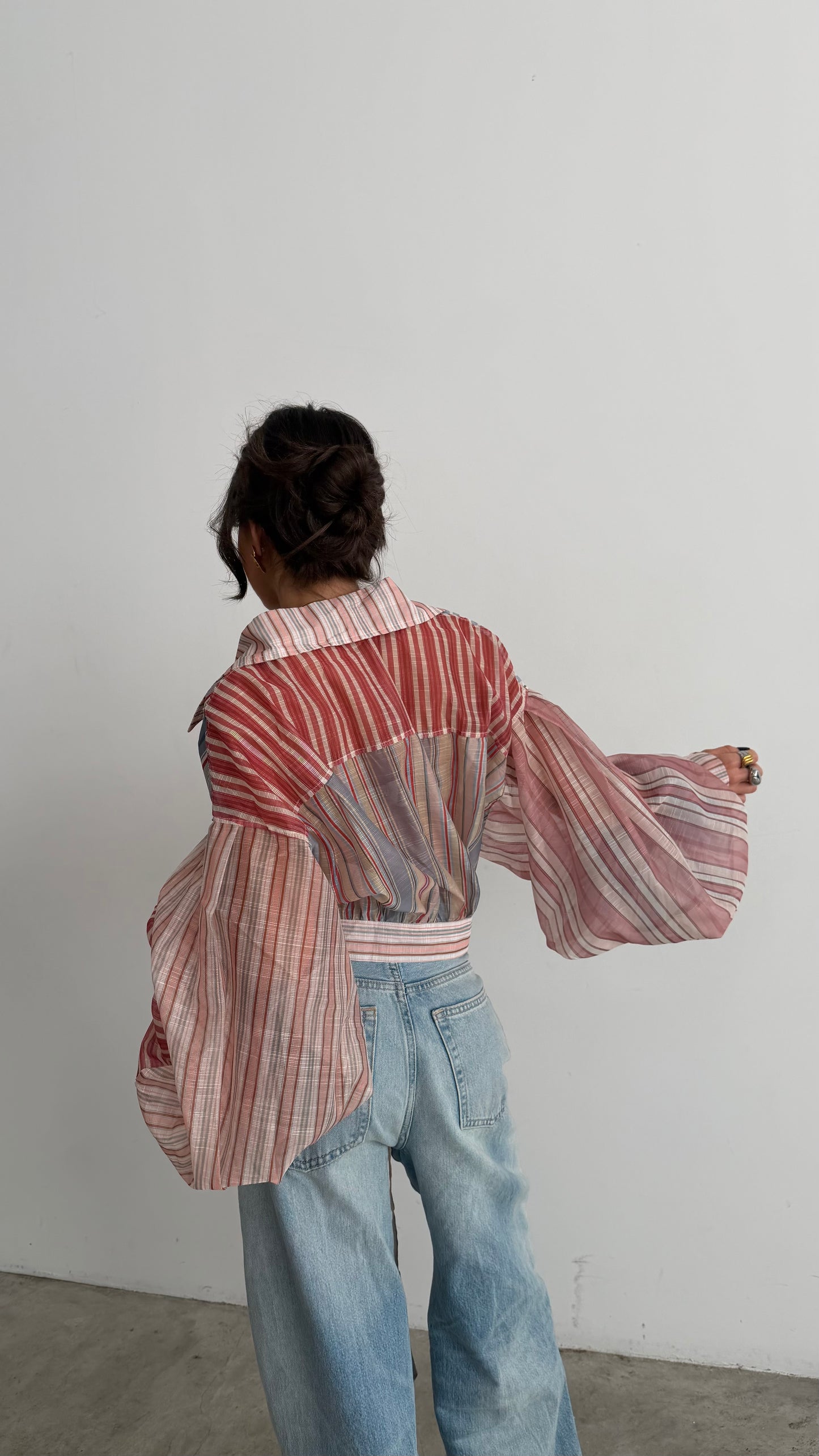 Cotton Candy Wrap Blouse