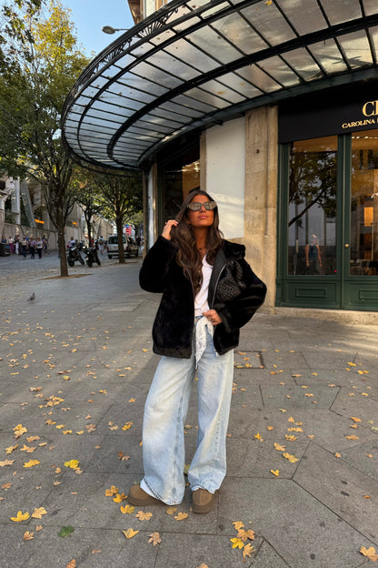 Midnight Hooded Coat