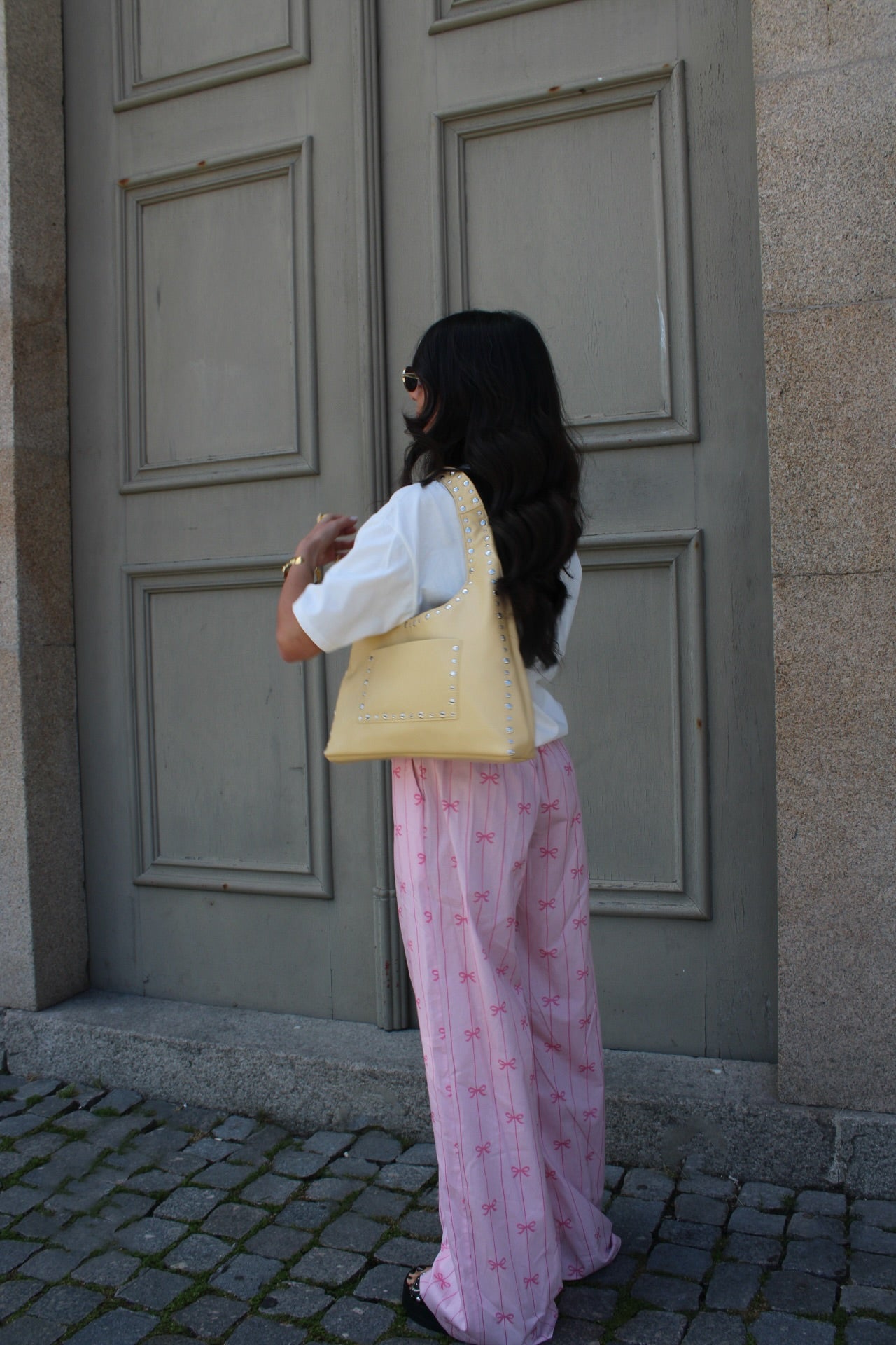 Striped Pants With Bows
