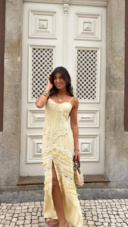 Sunlight Lace Maxi Dress