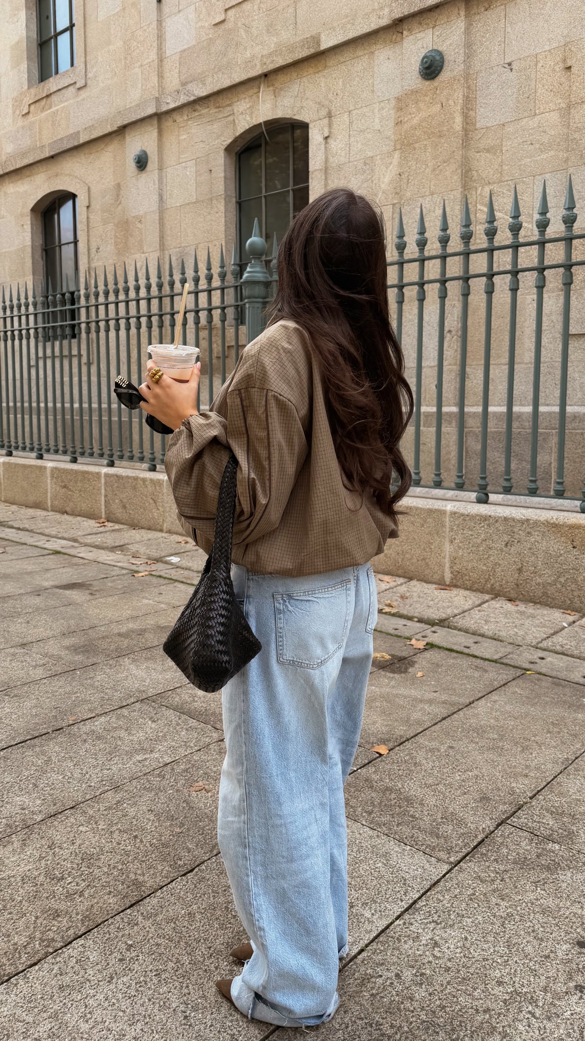 Khaki Checked Jacket