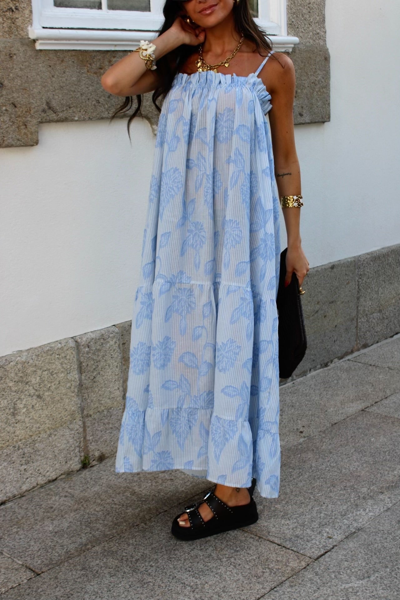 Sky Blue Maxi Dress