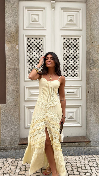 Sunlight Lace Maxi Dress