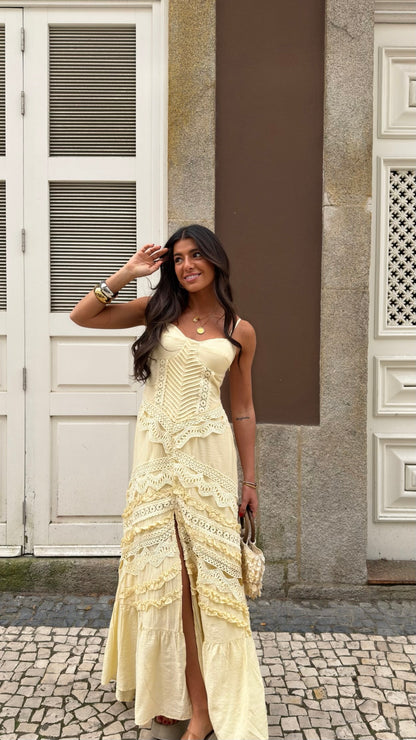 Sunlight Lace Maxi Dress