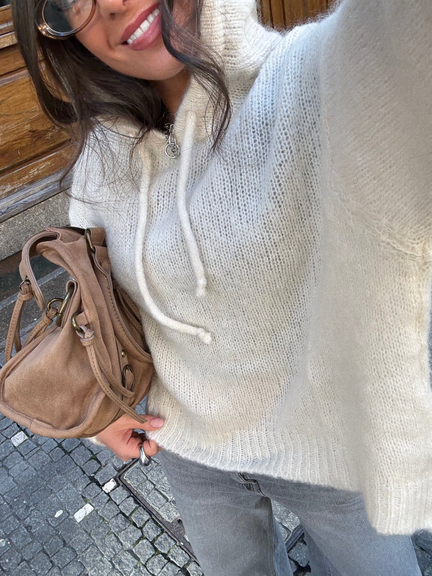 Wool & Mohair Blend Hoodie