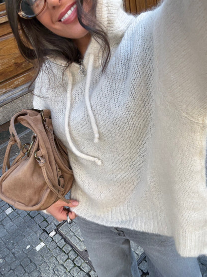 Wool & Mohair Blend Hoodie