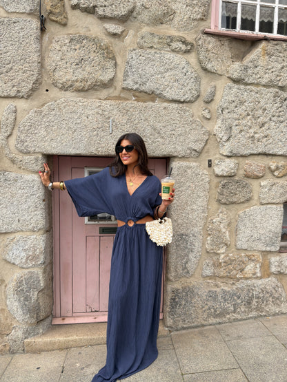 Capri Night Maxi Dress in Navy