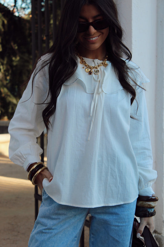 Collared Blouse - Off-White