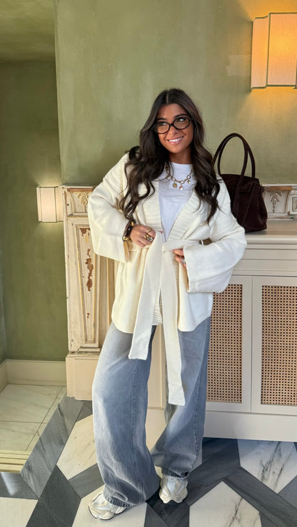 Belted Cozy Knit Cardigan