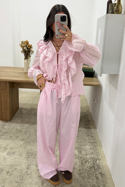 Striped Pants In Pink