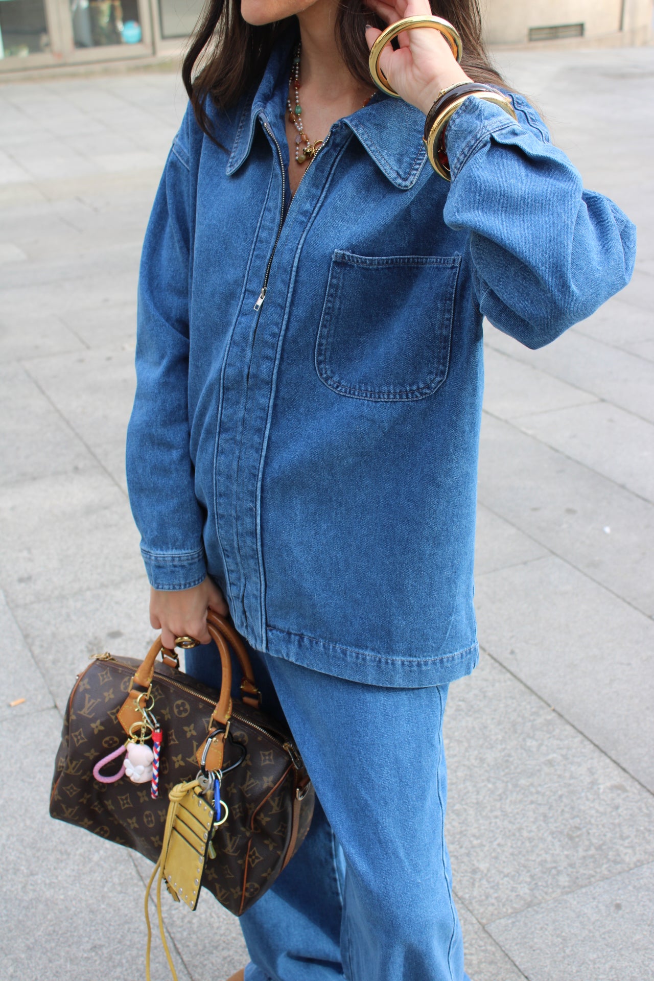 Denim Shirt-Style Jacket