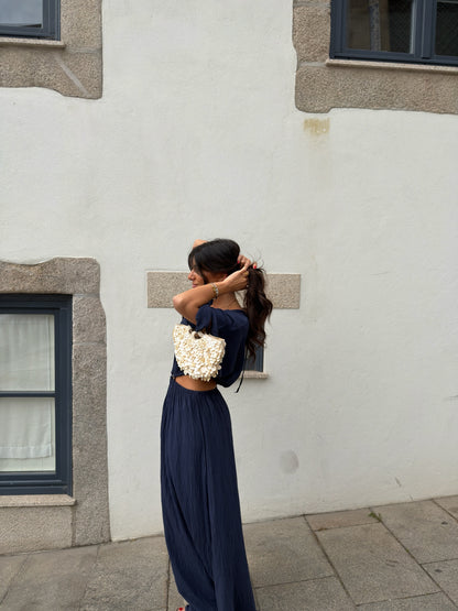 Capri Night Maxi Dress in Navy