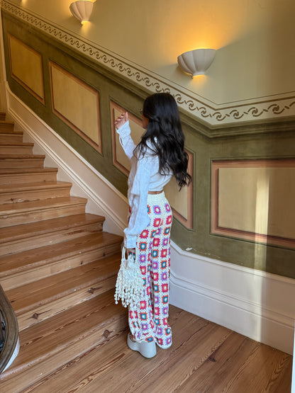 Colorful Crochet Pants