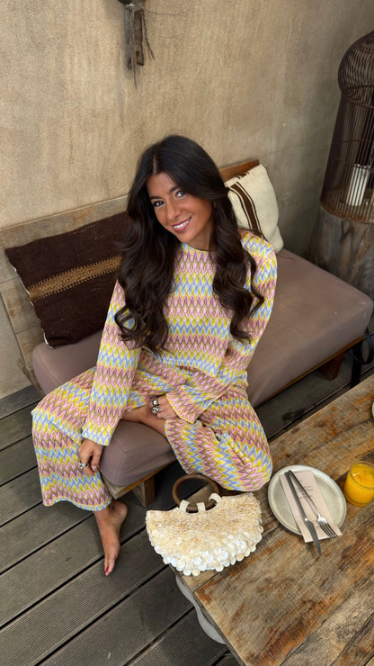 Pastel Waves Crochet Set