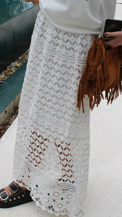 Crochet Skirt (with lining)
