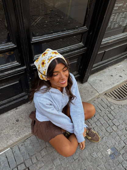 Sunflower Crochet Bandana