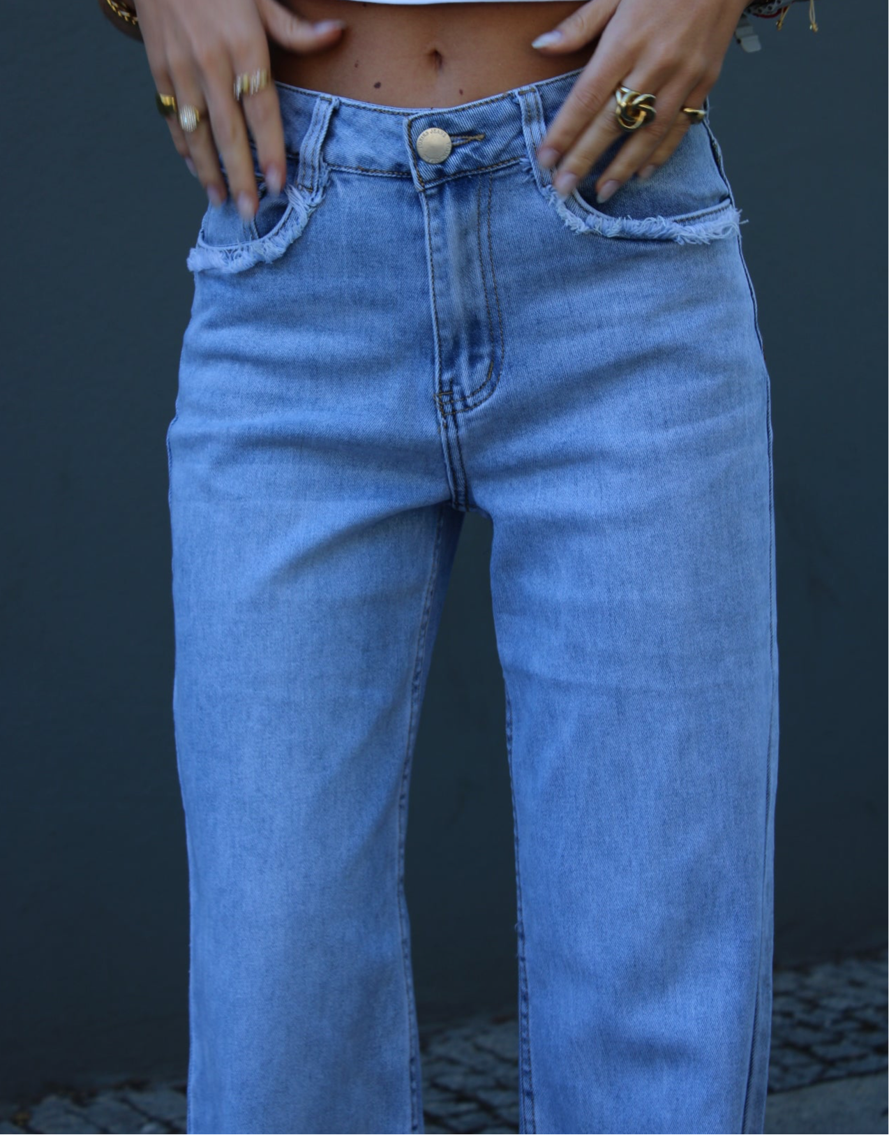 JEANS WIDE LEG