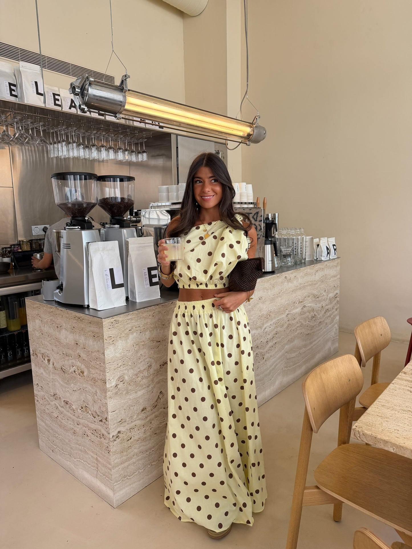 Limoncello Polka Co-ord