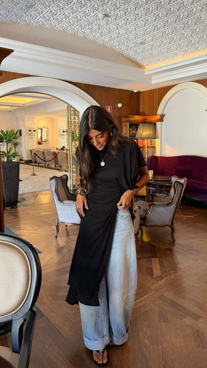 Asymmetric Top in Black