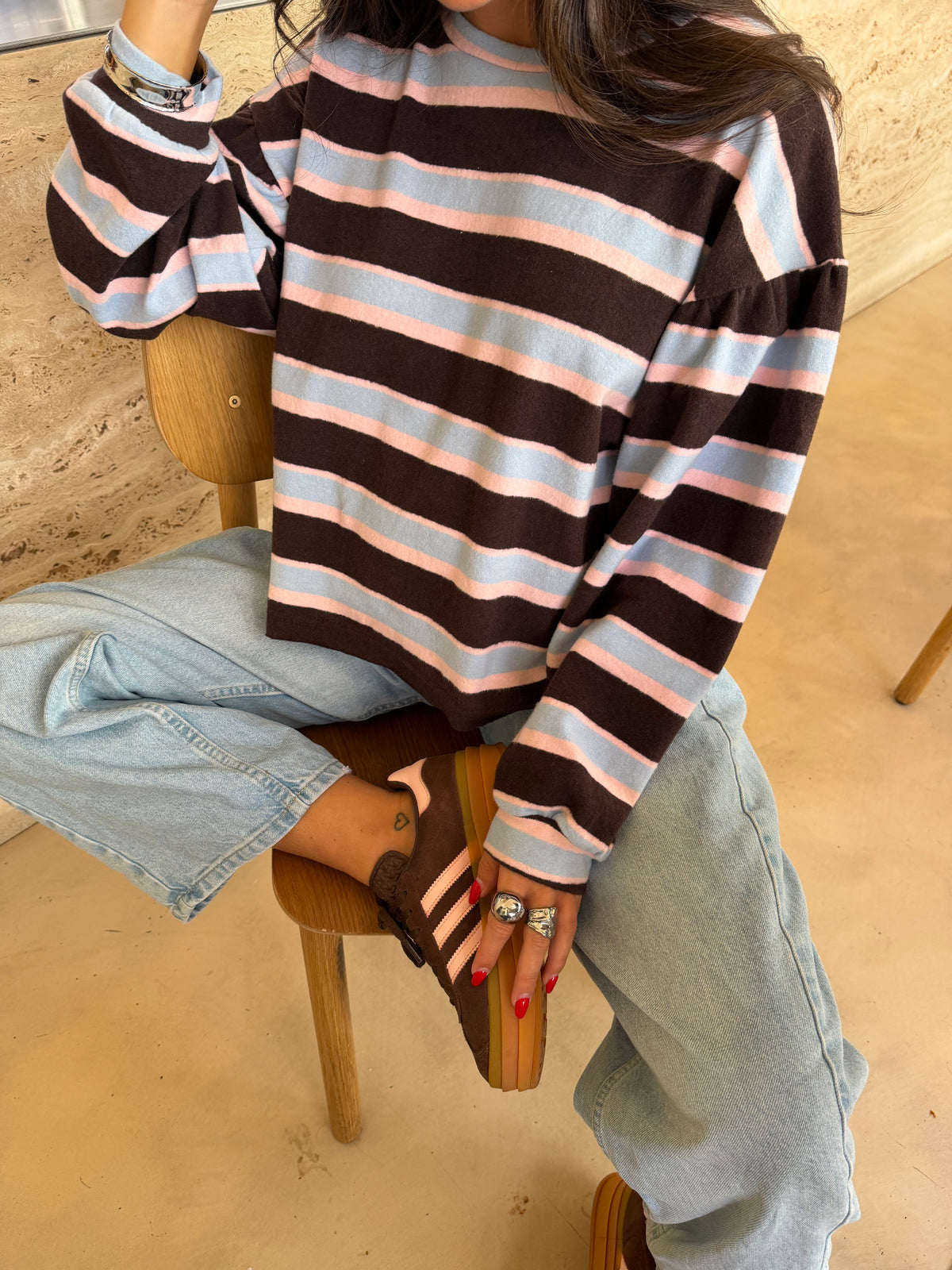 Retro Stripe Knit