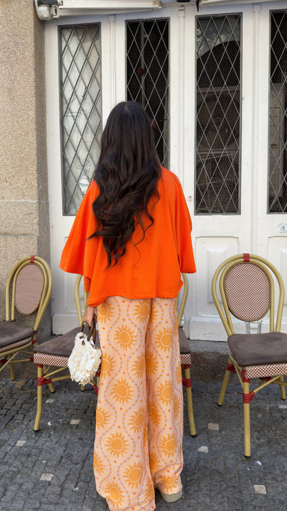 Orange Oversized T-Shirt