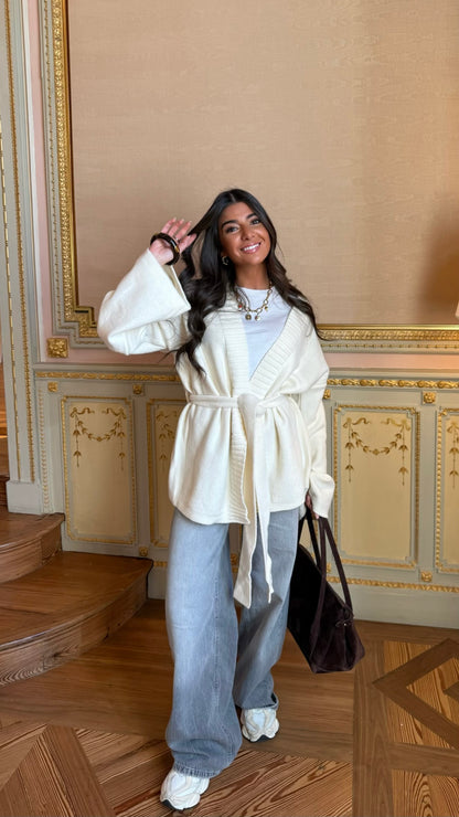 Belted Cozy Knit Cardigan