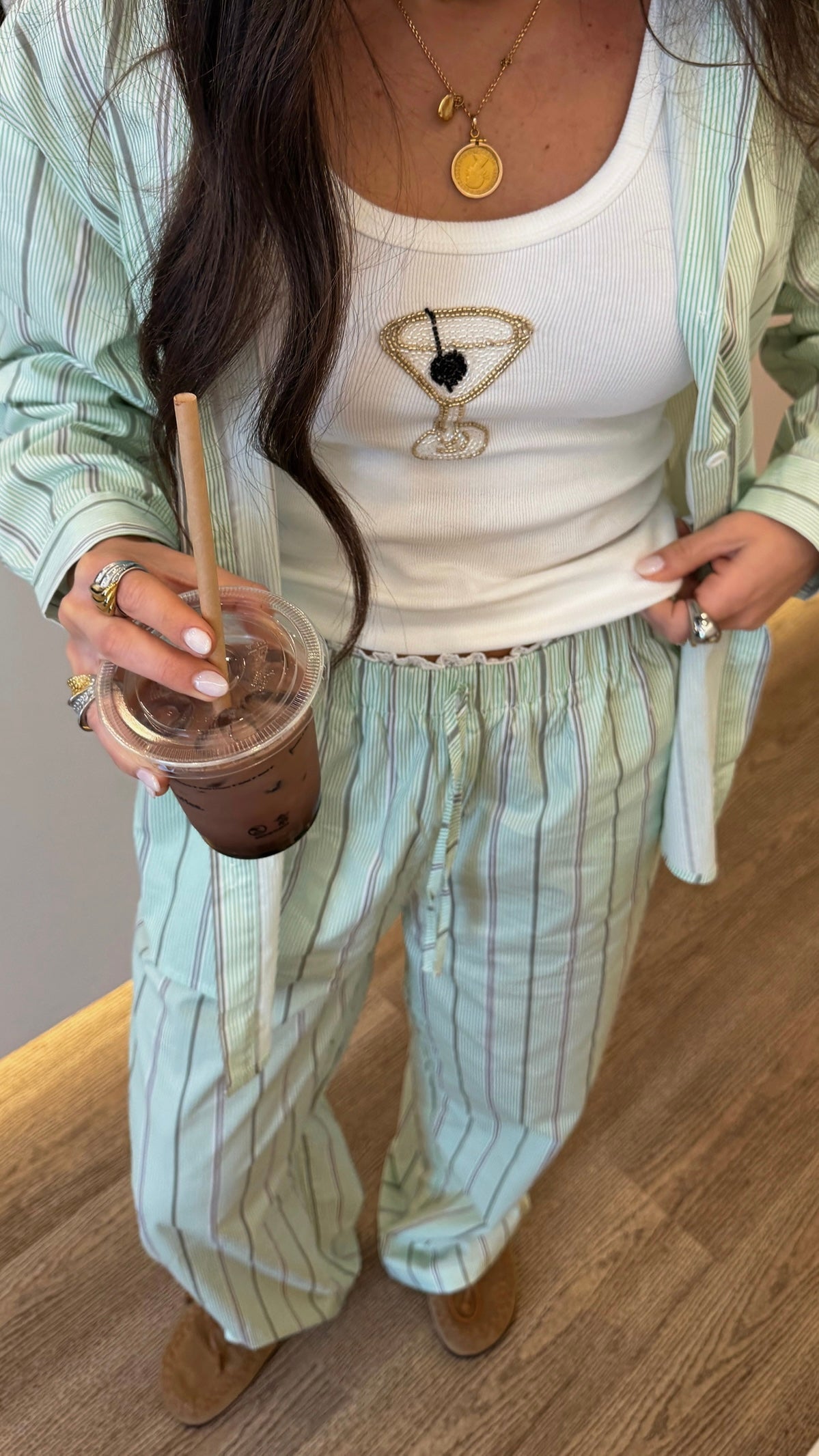 Matcha Morning Two-Piece Set