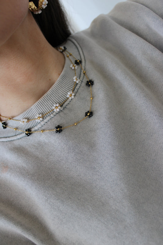 Necklace with Floral Details