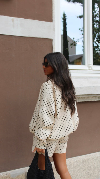 Polka Dot Balloon Jacket