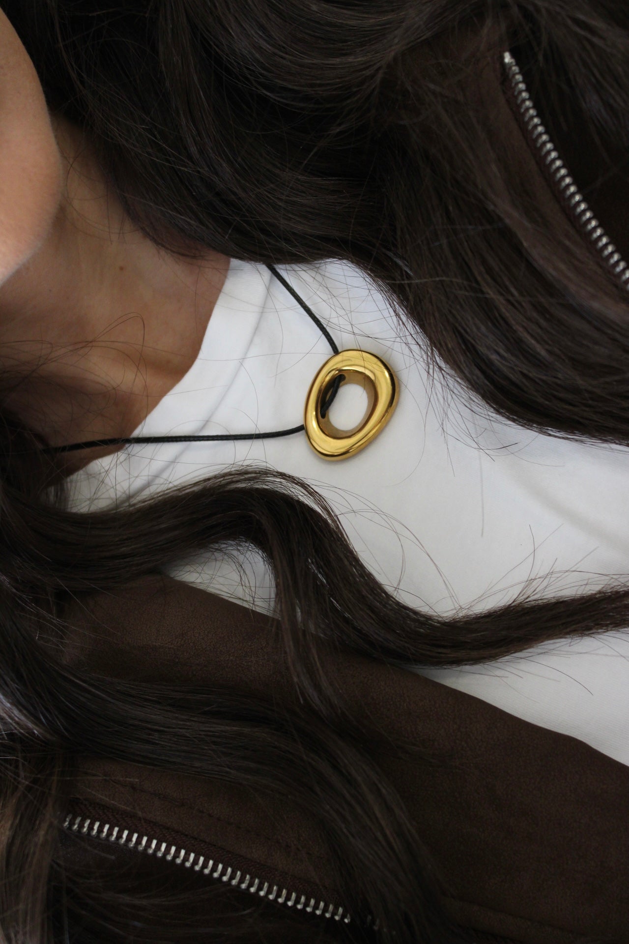 Necklace with Cut-Out Pendant