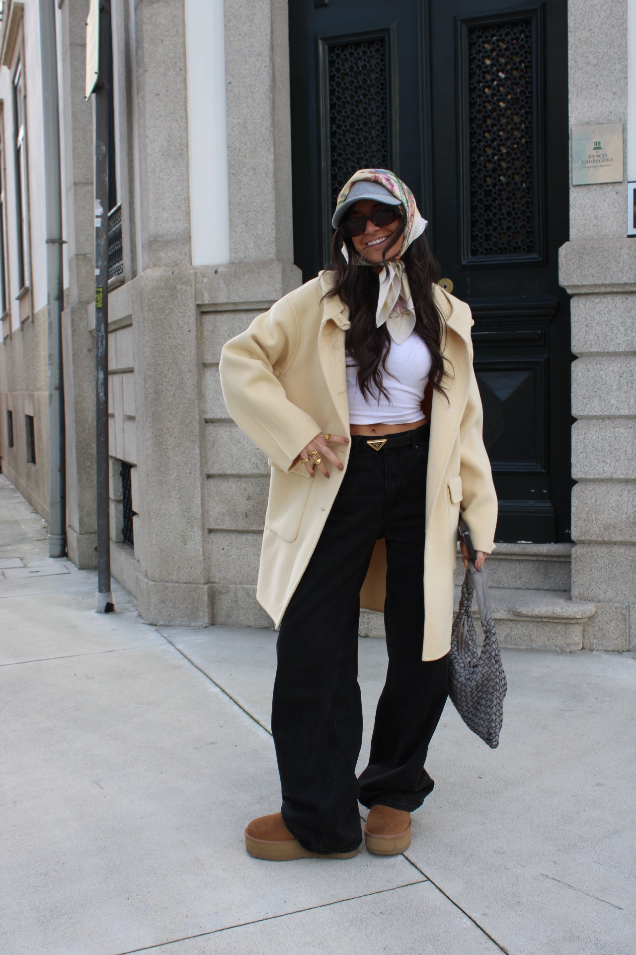 Butter Yellow Cashmere Coat