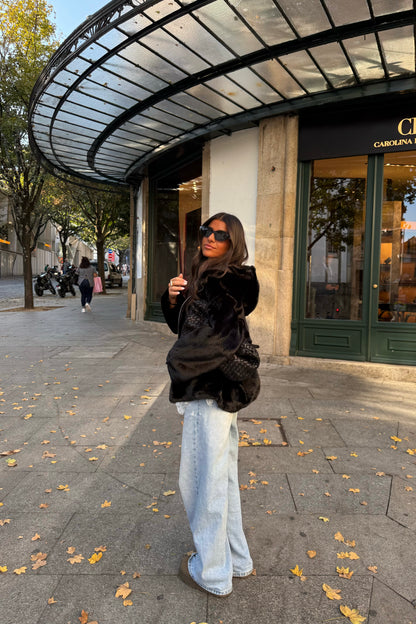 Midnight Hooded Coat