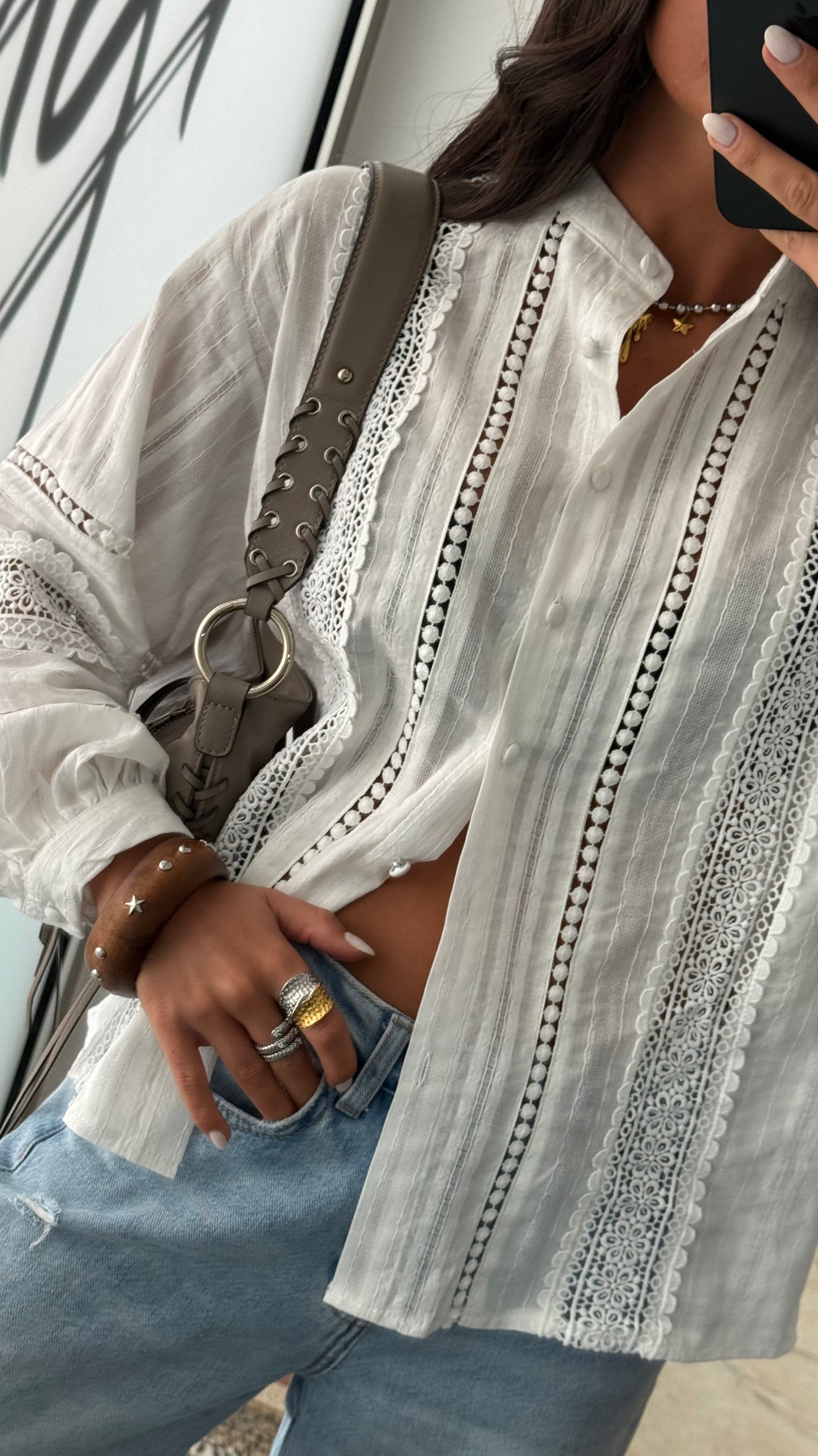 Essential White Shirt with Delicate Details