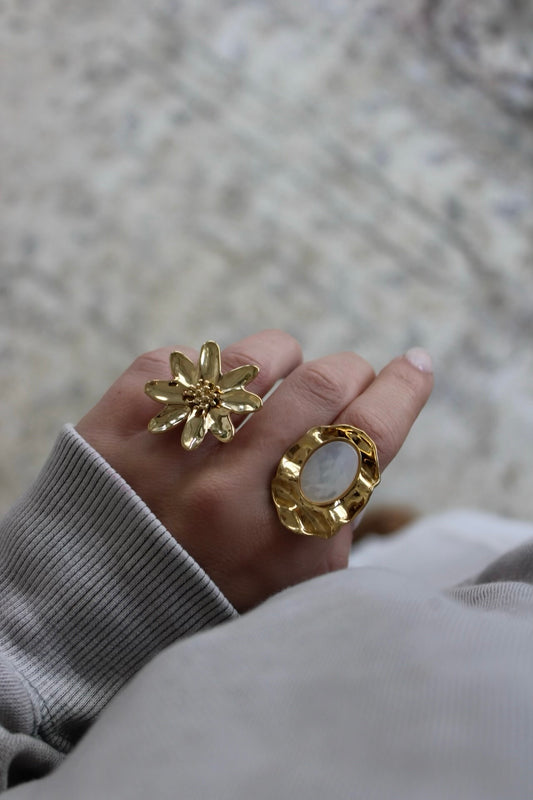 Adjustable Gold Rings