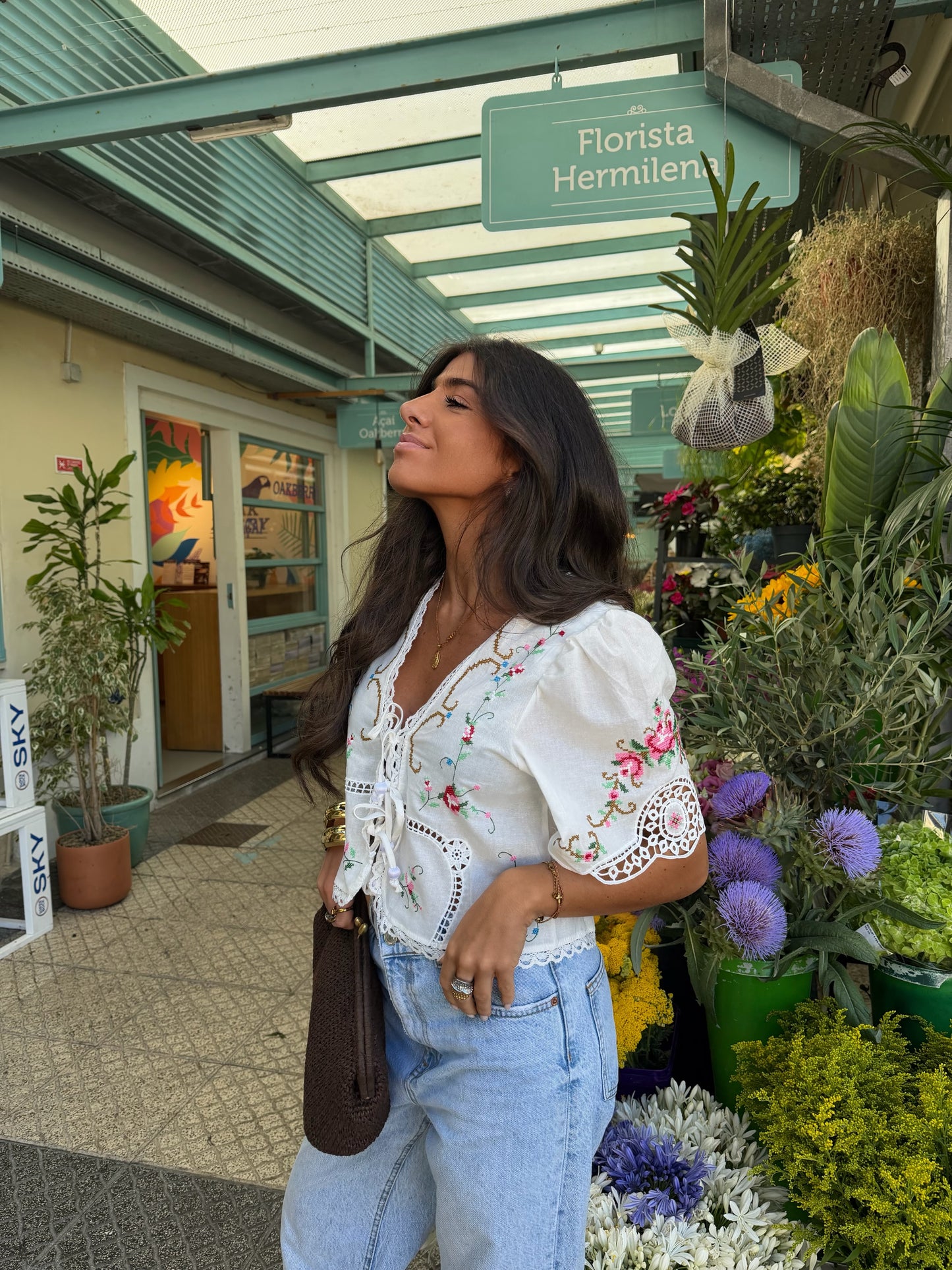 Rosalie Embroidered Top