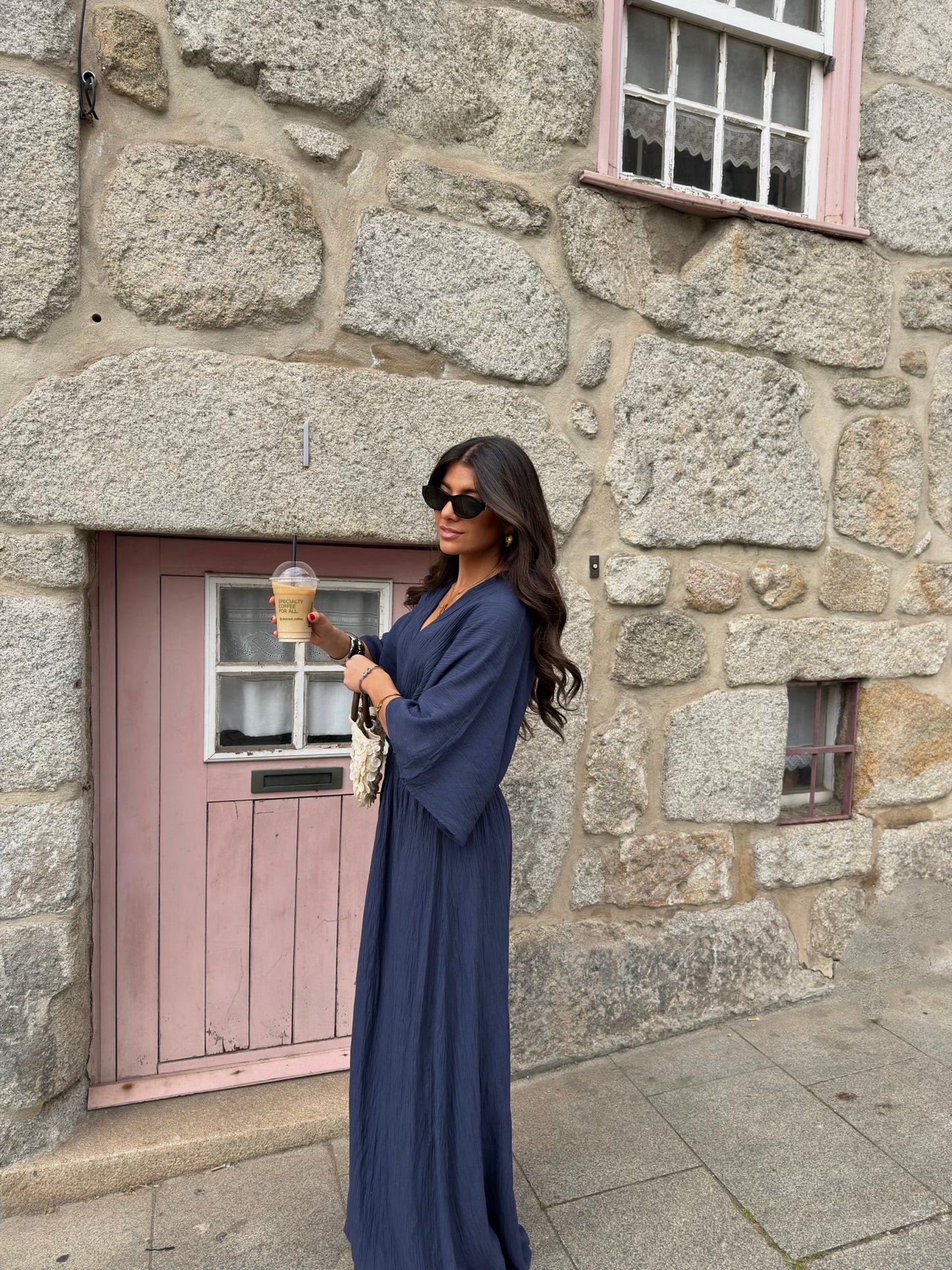 Capri Night Maxi Dress in Navy