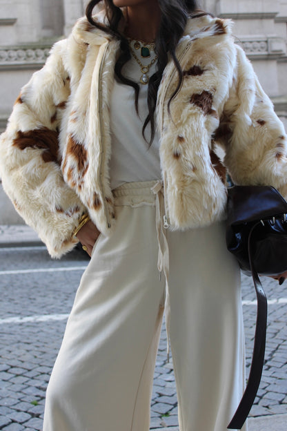 Cream Jogger Pant