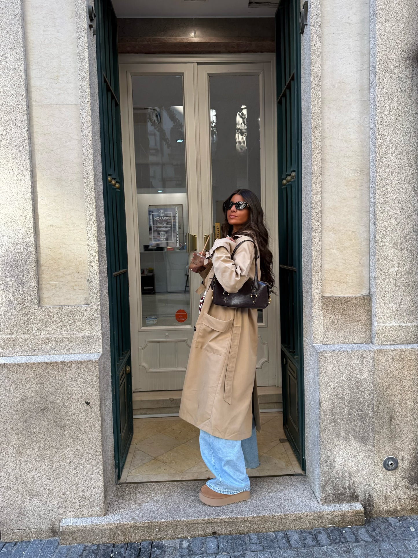 Essential Camel Long Trench