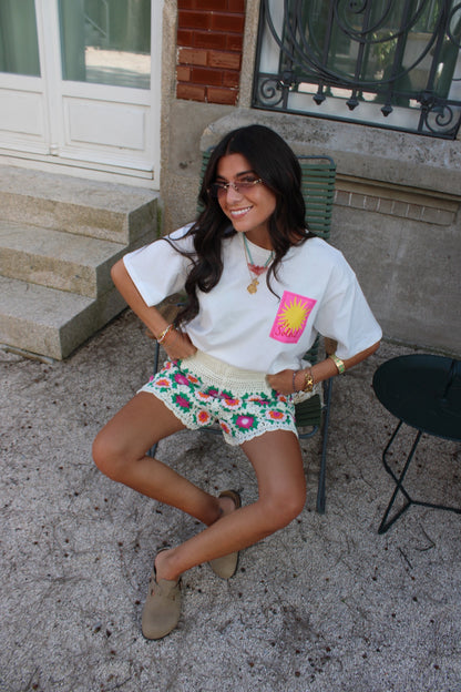 T-shirt "Soleil" - Pink