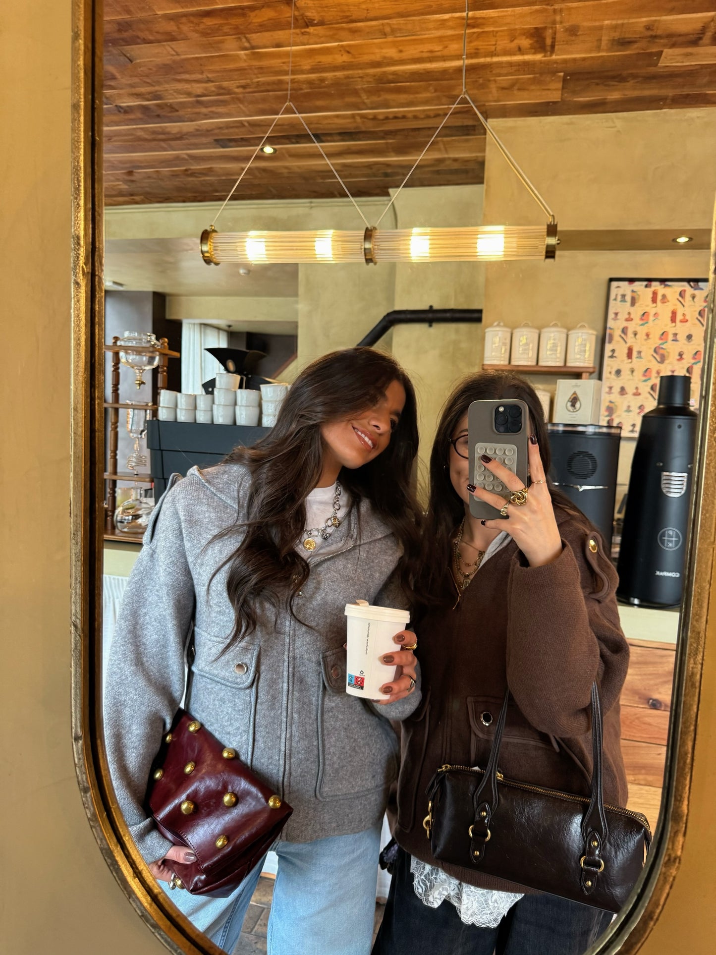 Wool & Cashmere Hooded Jacket in Grey