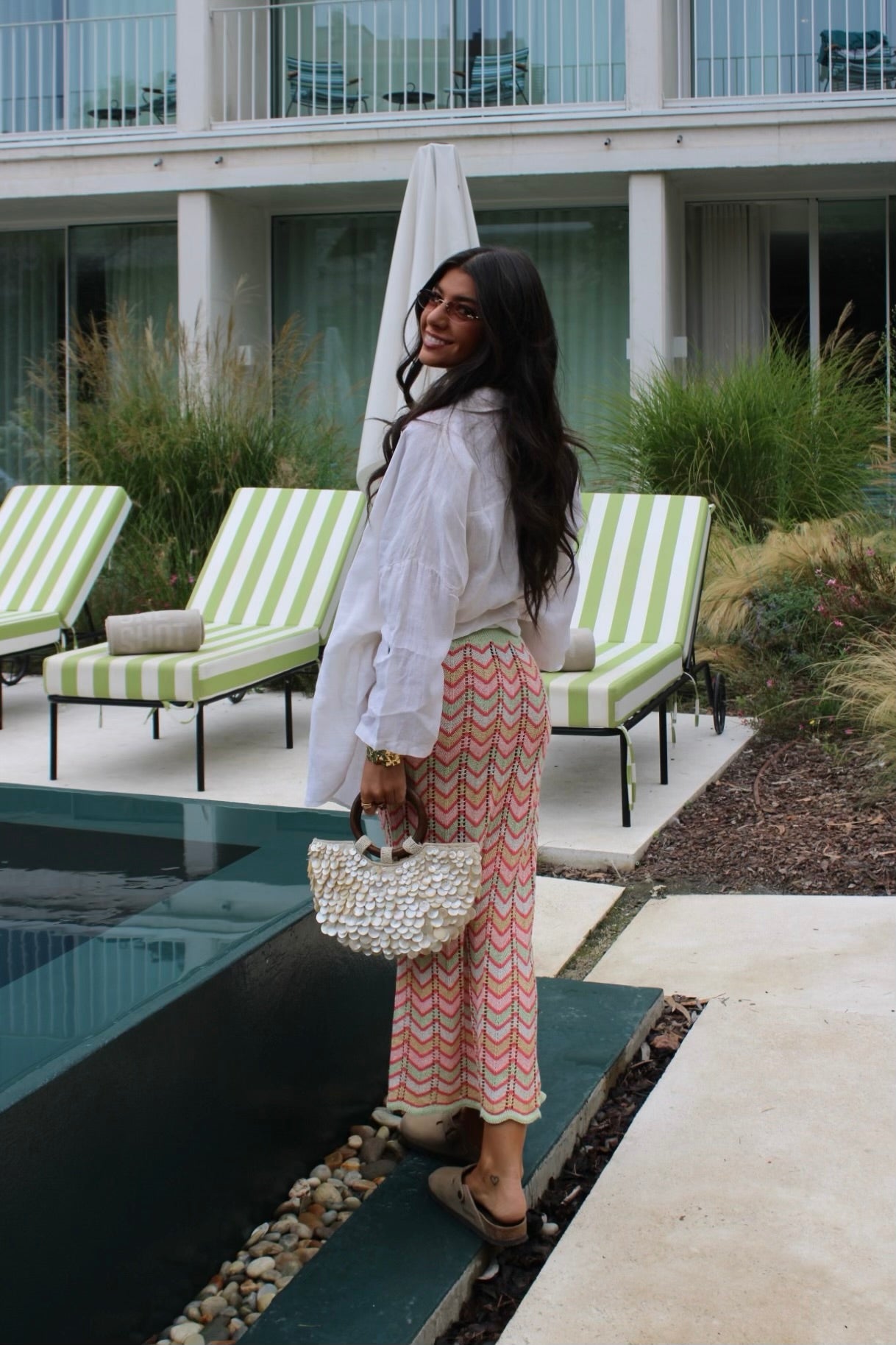 Pastel Chevron Crochet Skirt