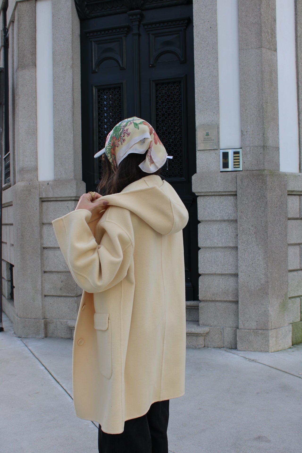 Butter Yellow Cashmere Coat