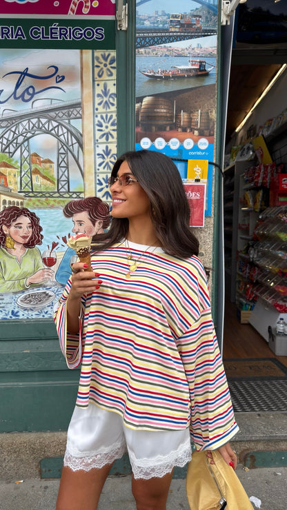 Rainbow Striped Long Sleeve